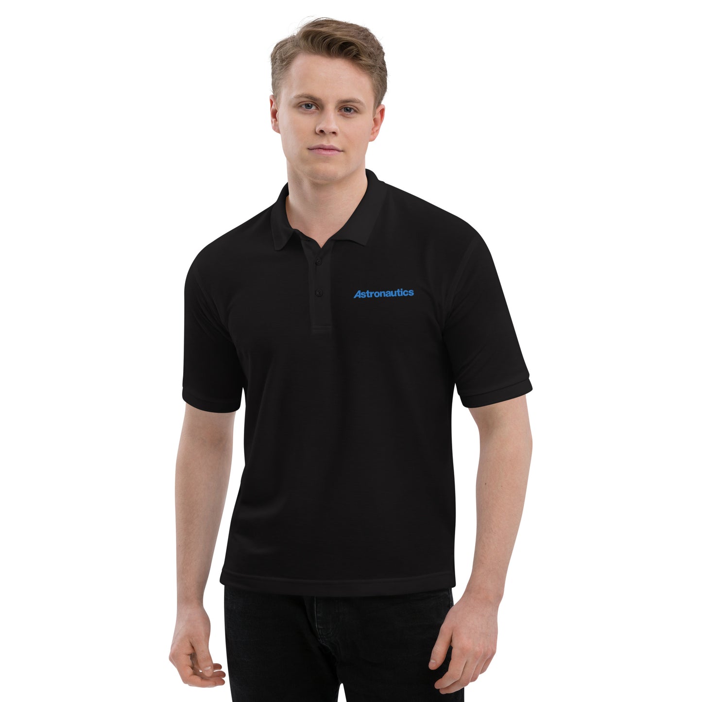 Classic Men's Polo (Wordmark - Embroidered)